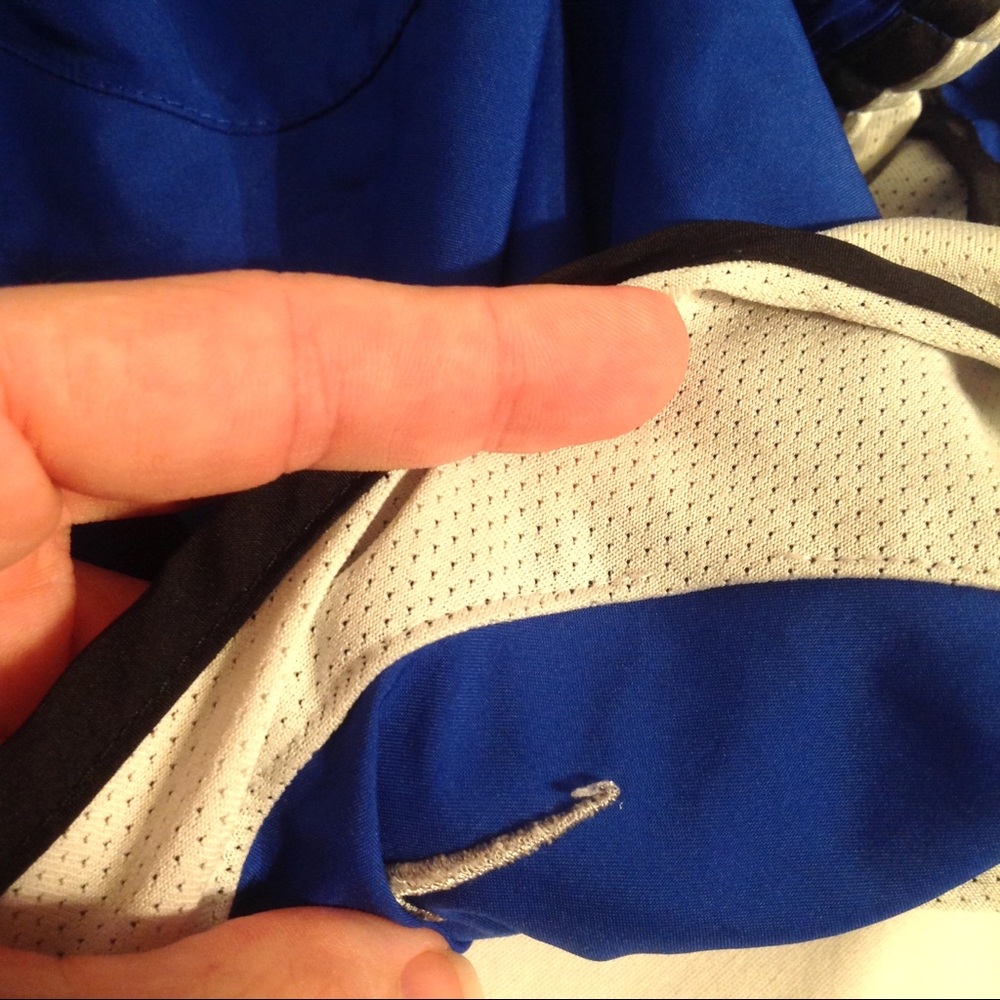 Nike Tempo shorts in blue, white and black - Picture 7 of 7